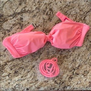 Victoria Secret Bandeau Top - Pink - Small